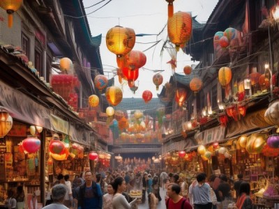 商业与文化交融的展示