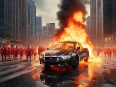 惊心时刻，汽车自燃异常危险，城市安全守护在您的身后！