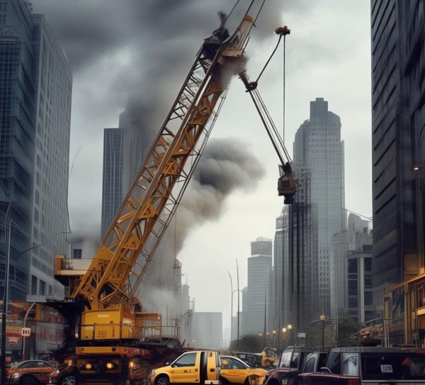 商贸城塔吊事故案例，十年来最危险之一